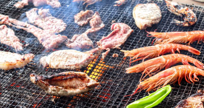 【夕食】夏季限定BBQと屋外プールプラン