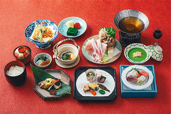 桜海老と大和ポークの会席